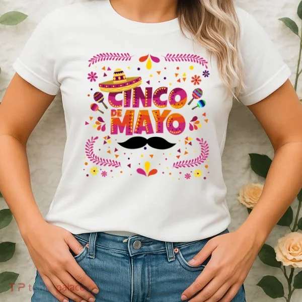 Cinco De Mayo Fiesta Mustache Women's T-Shirt
