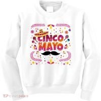 Cinco De Mayo Fiesta Mustache Kids Sweatshirt thumb 0