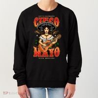 Cinco De Mayo Women Playing Banjo Women's Sweatshirt thumb 0