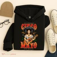 Cinco De Mayo Women Playing Banjo Hoodie thumb 4
