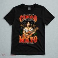 Cinco De Mayo Women Playing Banjo T-Shirt thumb 5