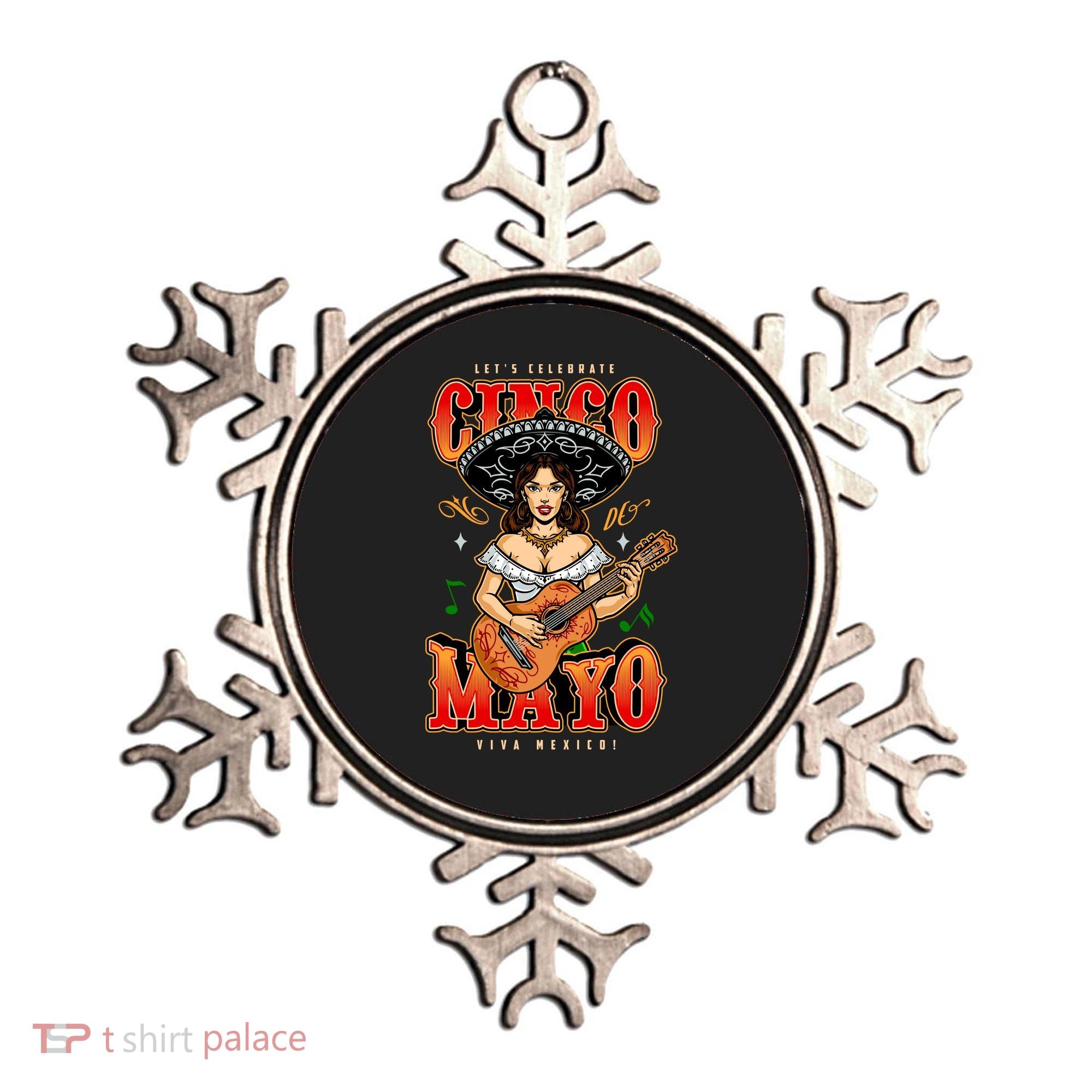 Cinco De Mayo Women Playing Banjo Ornament