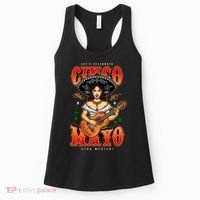 Cinco De Mayo Women Playing Banjo Women's Tank Top thumb 0