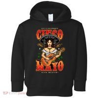 Cinco De Mayo Women Playing Banjo Toddler Hoodie thumb 0