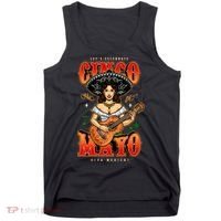 Cinco De Mayo Women Playing Banjo Tank Top thumb 0