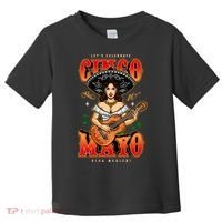 Cinco De Mayo Women Playing Banjo Toddler T-Shirt thumb 0
