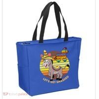 Cinco De Mayo Donkey Sombrero Wearing Burro Lets Get Smashed Gift Tote Bag thumb 2