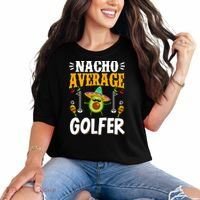 Cinco De Mayo Nacho Average Golfer Golfing Mexican Fiesta Comfort Colors T-Shirt thumb 0