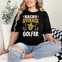 Cinco De Mayo Nacho Average Golfer Golfing Mexican Fiesta Comfort Colors T-Shirt thumb 2