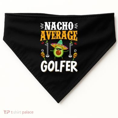 Cinco De Mayo Nacho Average Golfer Golfing Mexican Fiesta USA-Made Doggie Bandana