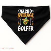 Cinco De Mayo Nacho Average Golfer Golfing Mexican Fiesta USA-Made Doggie Bandana thumb 0