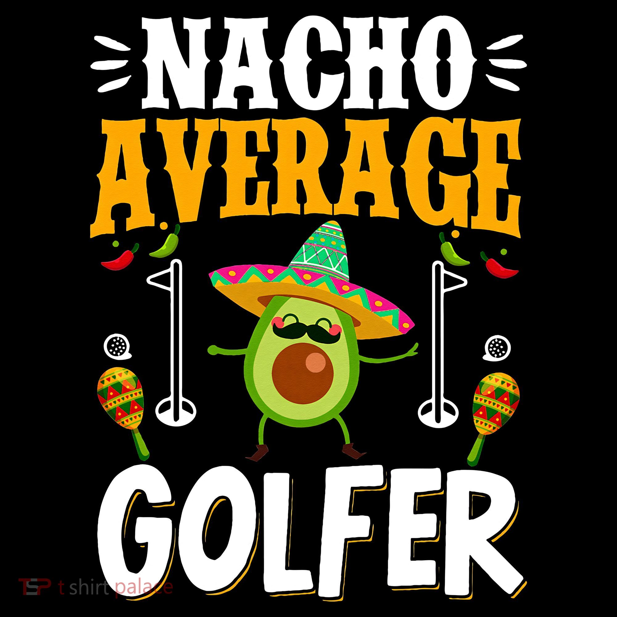 Cinco De Mayo Nacho Average Golfer Golfing Mexican Fiesta Women's Hoodie