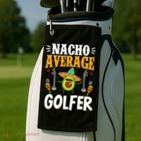 Cinco De Mayo Nacho Average Golfer Golfing Mexican Fiesta Golf Towel thumb 2