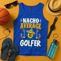 Cinco De Mayo Nacho Average Golfer Golfing Mexican Fiesta Tank Top thumb 4