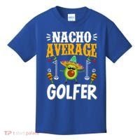 Cinco De Mayo Nacho Average Golfer Golfing Mexican Fiesta Kids T-Shirt thumb 0