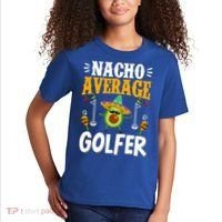 Cinco De Mayo Nacho Average Golfer Golfing Mexican Fiesta Kids T-Shirt thumb 2