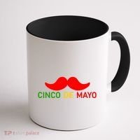 Cinco De Mayo Mustache Fiesta Coffee Mug thumb 1