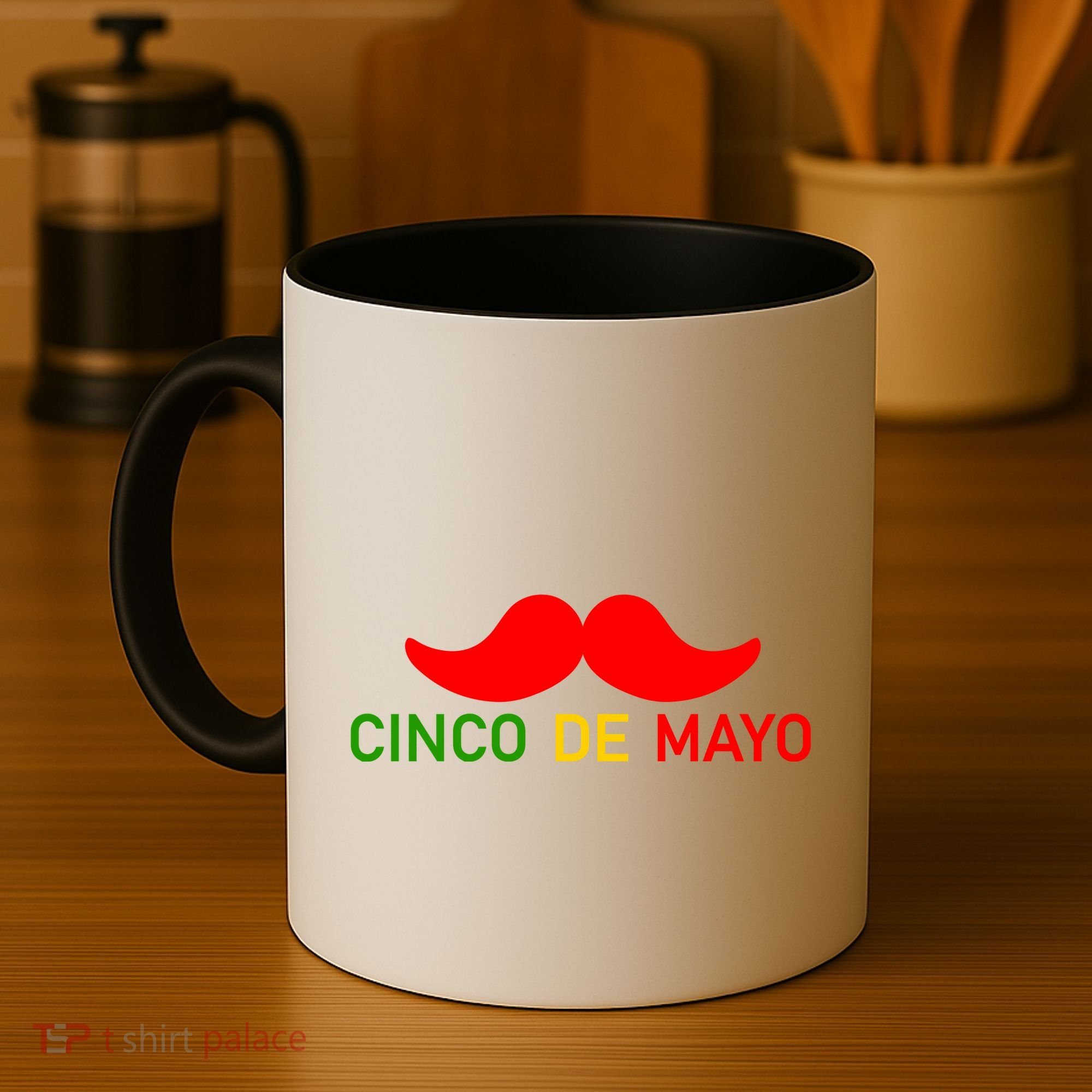 Cinco De Mayo Mustache Fiesta Coffee Mug