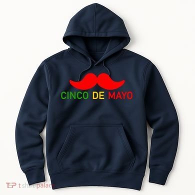 Cinco De Mayo Mustache Fiesta Hoodie