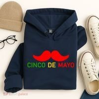 Cinco De Mayo Mustache Fiesta Hoodie thumb 4