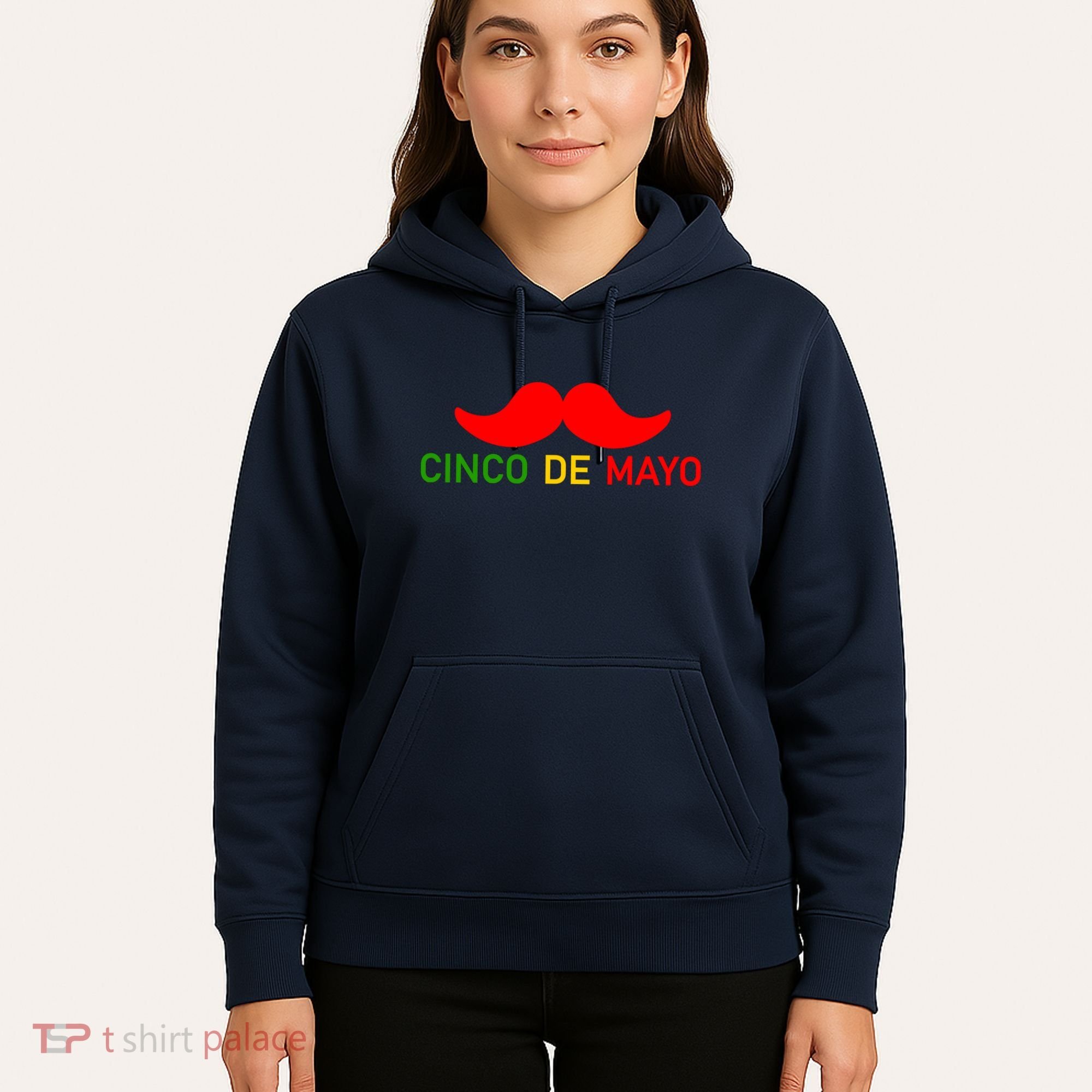 Cinco De Mayo Mustache Fiesta Hoodie