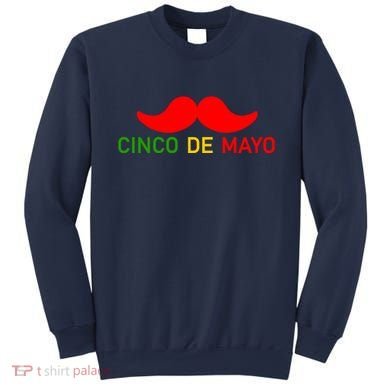Cinco De Mayo Mustache Fiesta Sweatshirt
