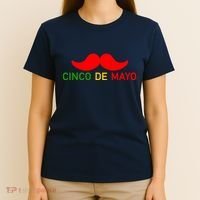 Cinco De Mayo Mustache Fiesta T-Shirt thumb 4