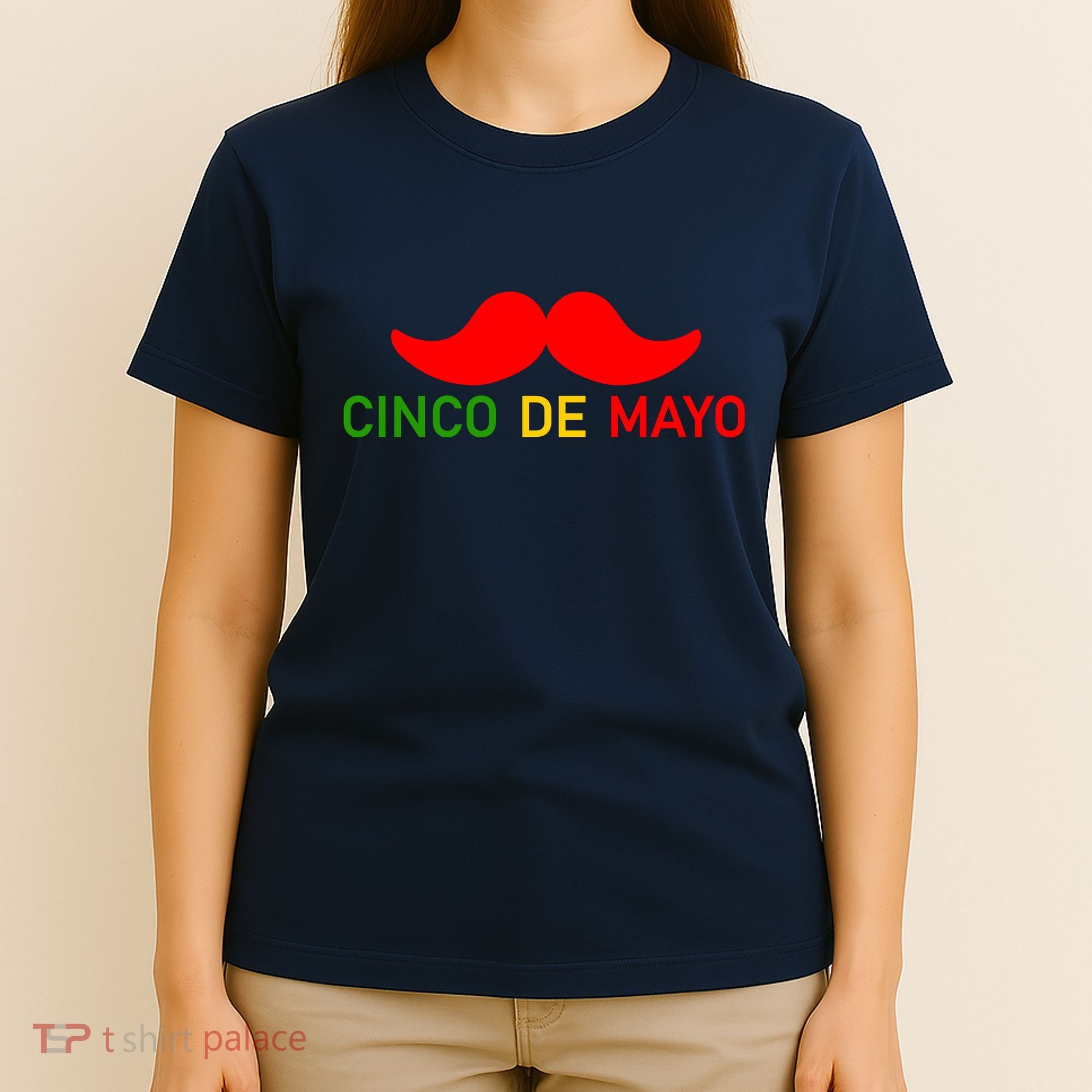 Cinco De Mayo Mustache Fiesta T-Shirt