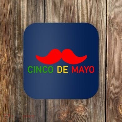 Cinco De Mayo Mustache Fiesta Coaster