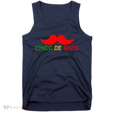 Cinco De Mayo Mustache Fiesta Tank Top
