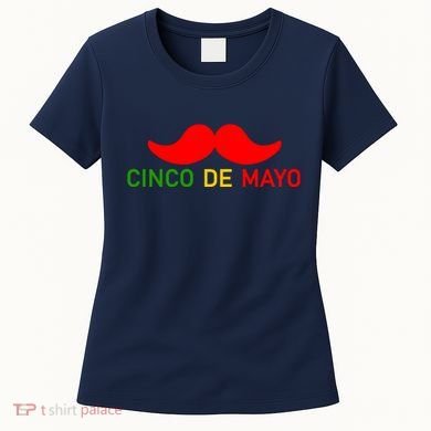 Cinco De Mayo Mustache Fiesta Women's T-Shirt