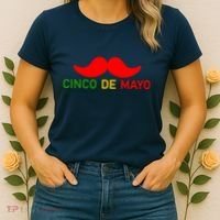 Cinco De Mayo Mustache Fiesta Women's T-Shirt thumb 2
