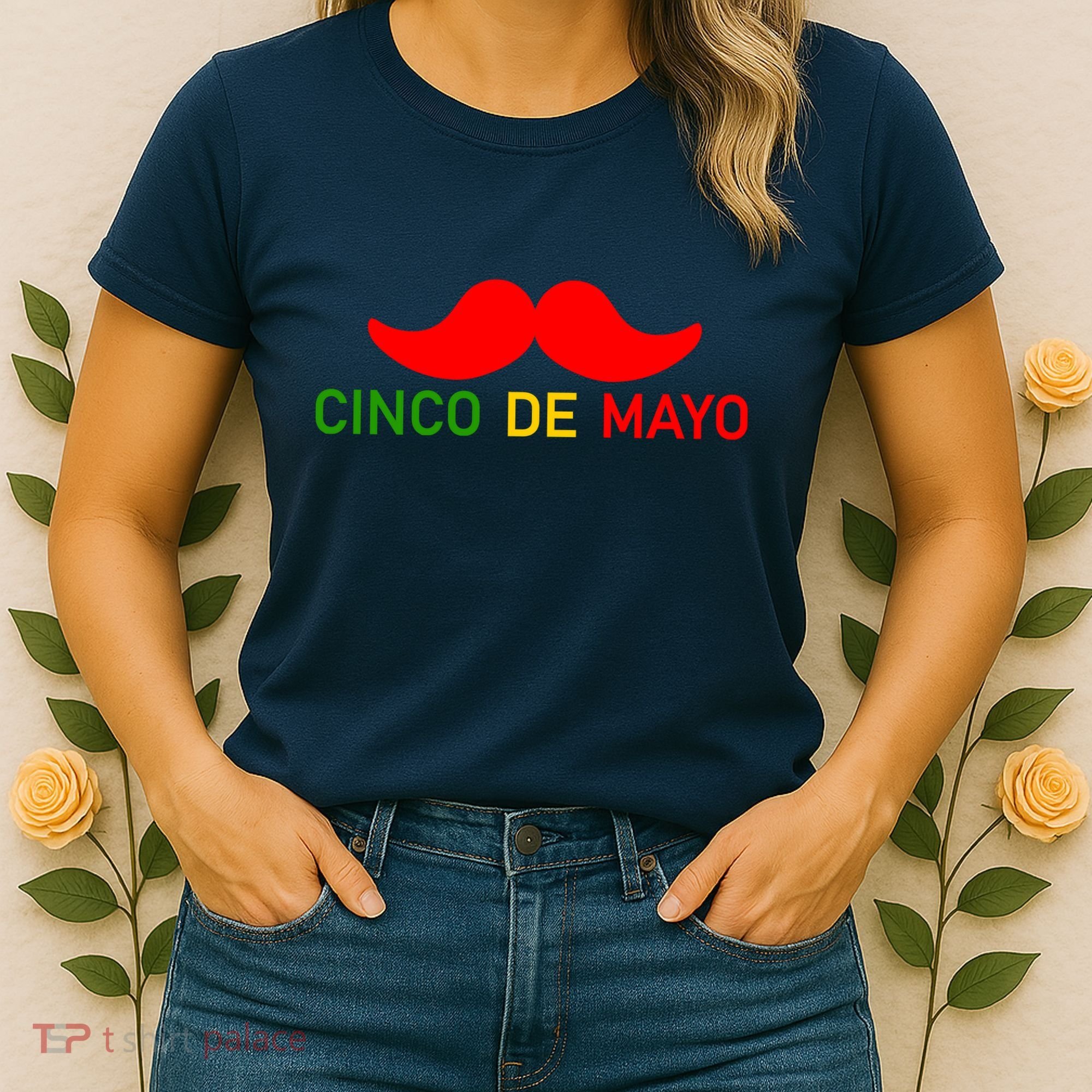 Cinco De Mayo Mustache Fiesta Women's T-Shirt