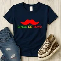 Cinco De Mayo Mustache Fiesta Women's T-Shirt thumb 3