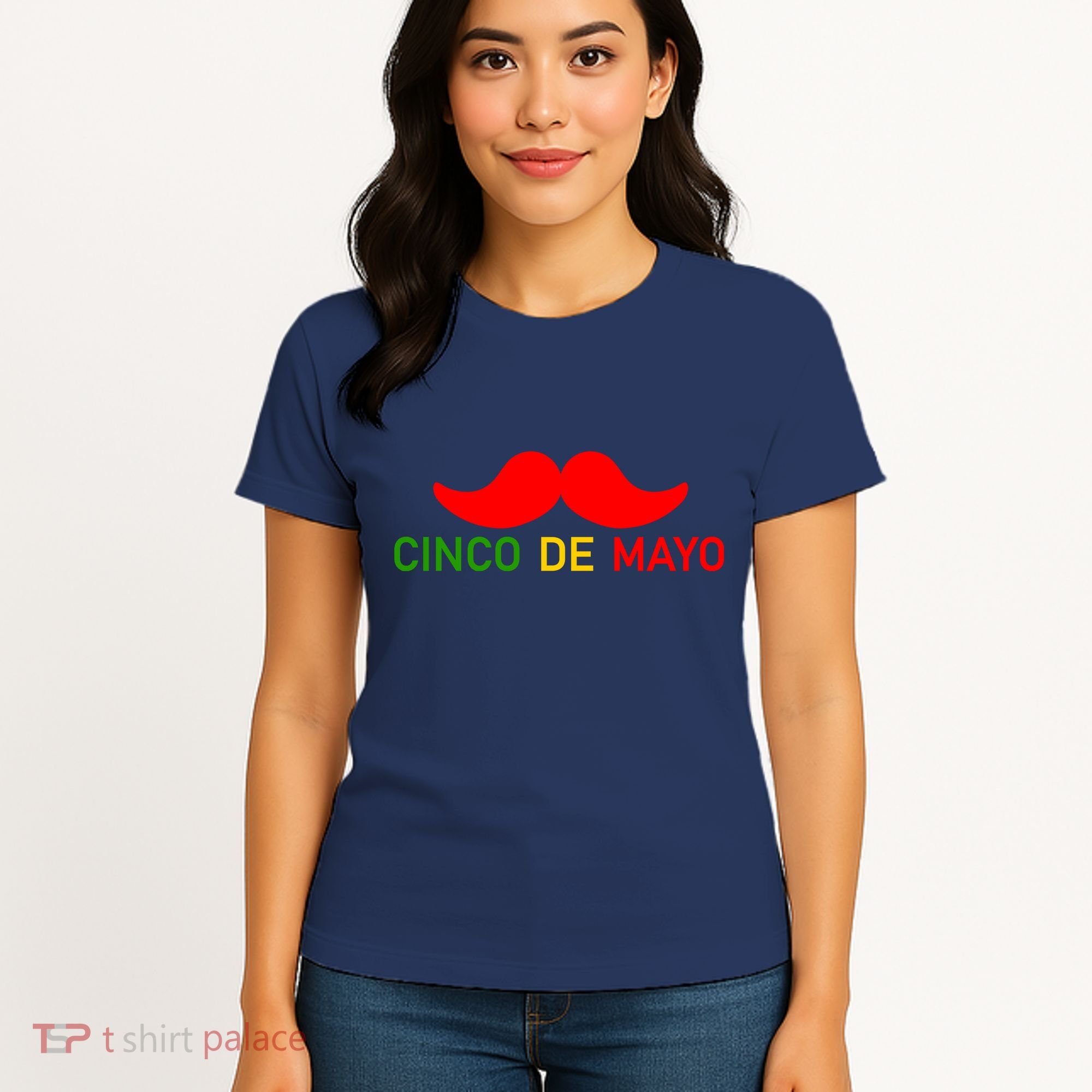 Cinco De Mayo Mustache Fiesta Women's T-Shirt