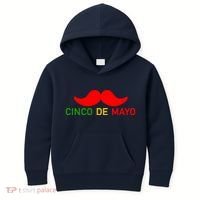 Cinco De Mayo Mustache Fiesta Kids Hoodie thumb 0