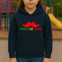 Cinco De Mayo Mustache Fiesta Kids Hoodie thumb 3