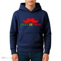 Cinco De Mayo Mustache Fiesta Kids Hoodie thumb 4