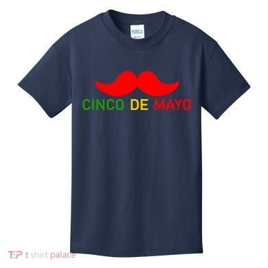 Cinco De Mayo Mustache Fiesta Kids T-Shirt