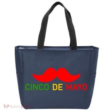 Cinco De Mayo Mustache Fiesta Tote Bag