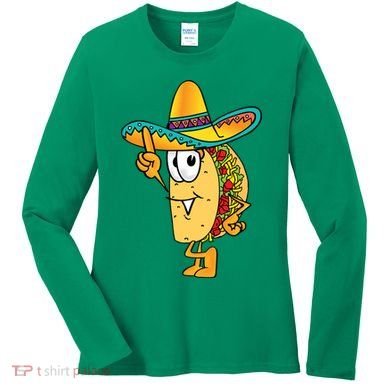 Cinco De Mayo Taco Women's Long Sleeve Shirt