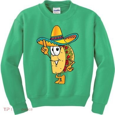 Cinco De Mayo Taco Kids Sweatshirt