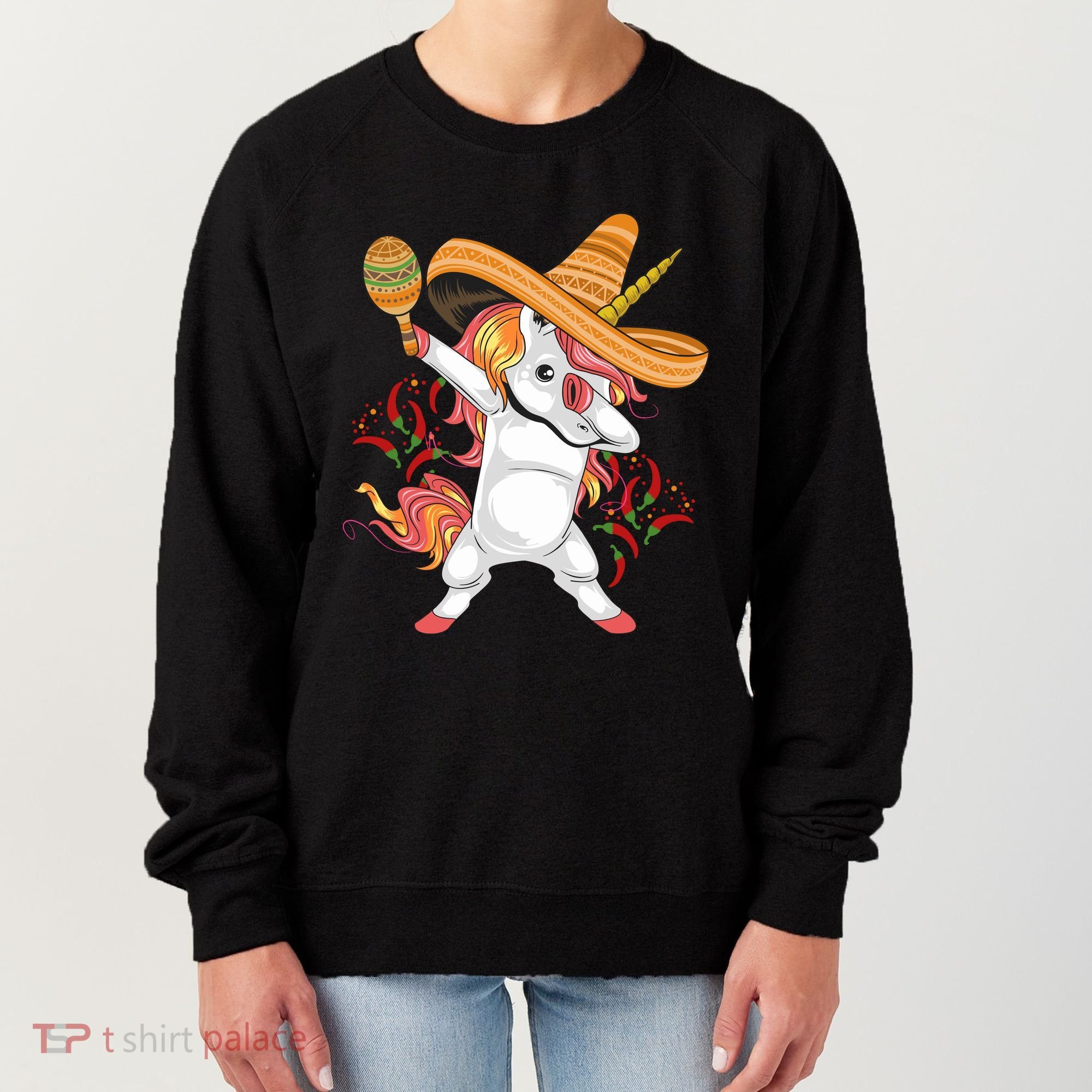 Cinco De Mayo Unicorn Fiesta Women's Sweatshirt