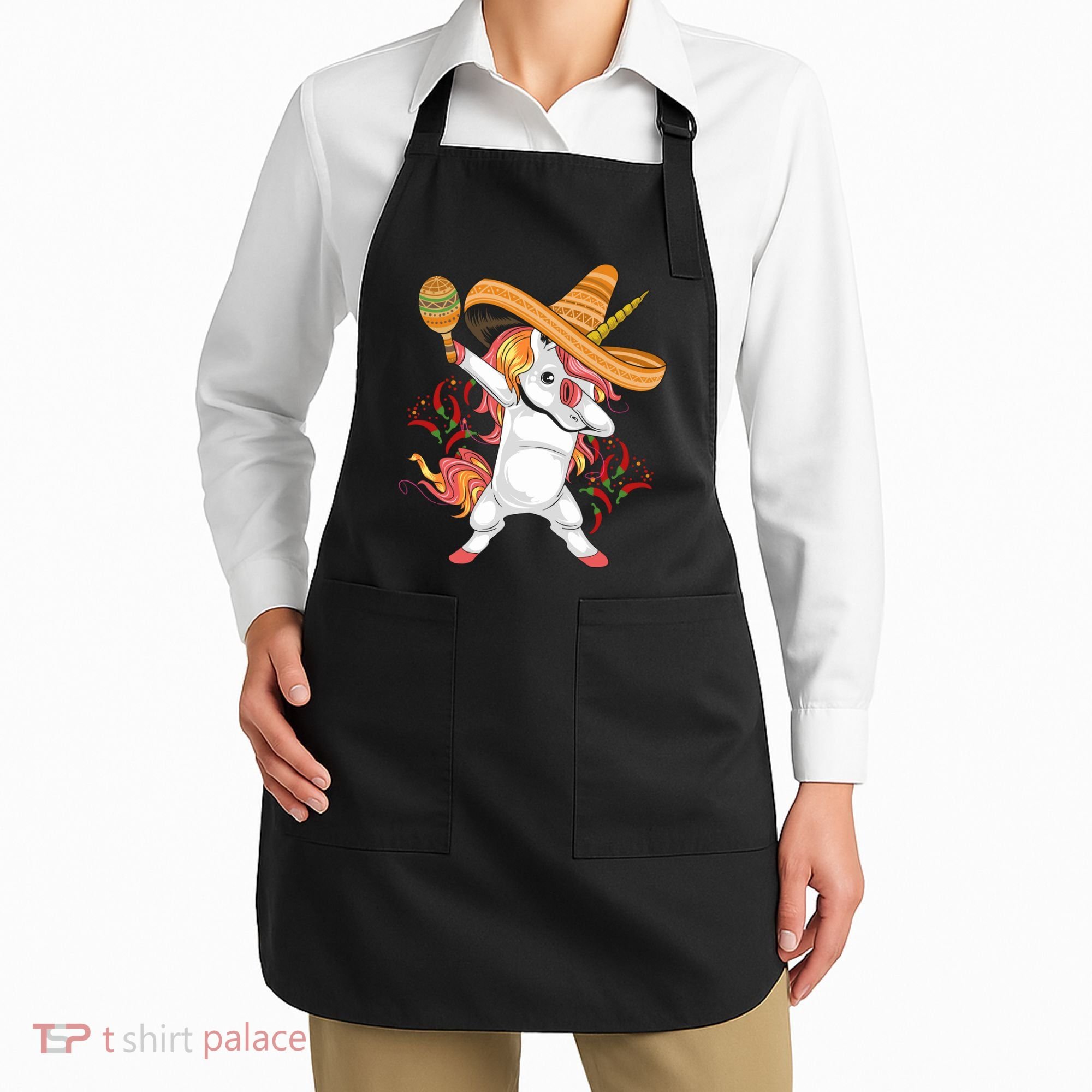 Cinco De Mayo Unicorn Fiesta Apron