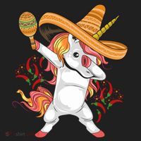 Cinco De Mayo Unicorn Fiesta Hat thumb 2