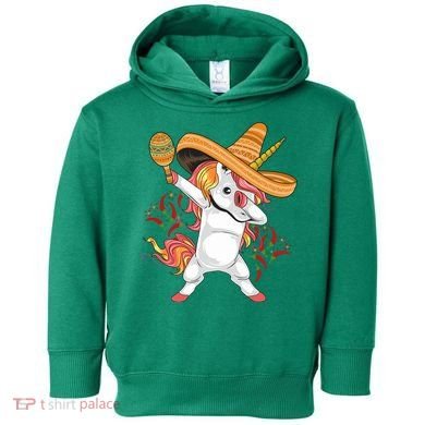 Cinco De Mayo Unicorn Fiesta Toddler Hoodie