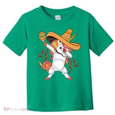 Cinco De Mayo Unicorn Fiesta Toddler T-Shirt