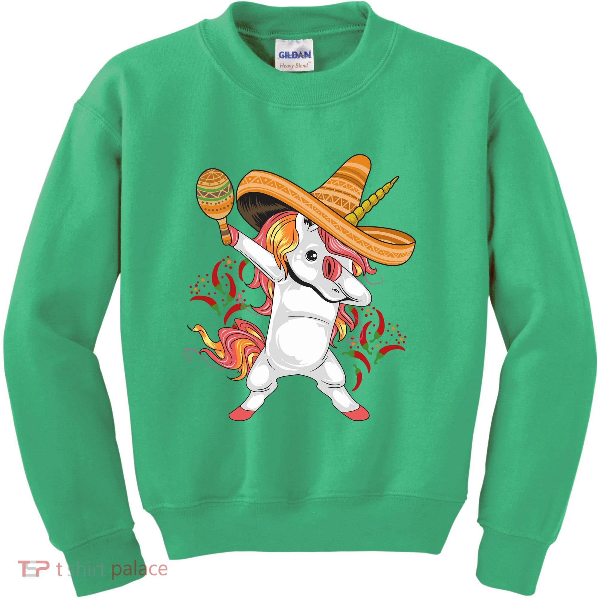 Cinco De Mayo Unicorn Fiesta Kids Sweatshirt