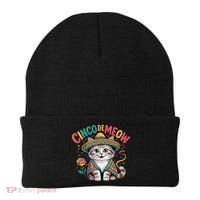 Cinco De Meow Funny Cat - Mexican Fiesta For Cinco De Mayo Beanie thumb 0