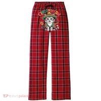Cinco De Meow Funny Cat - Mexican Fiesta For Cinco De Mayo Women's Flannel Plaid Pajama Pants thumb 0